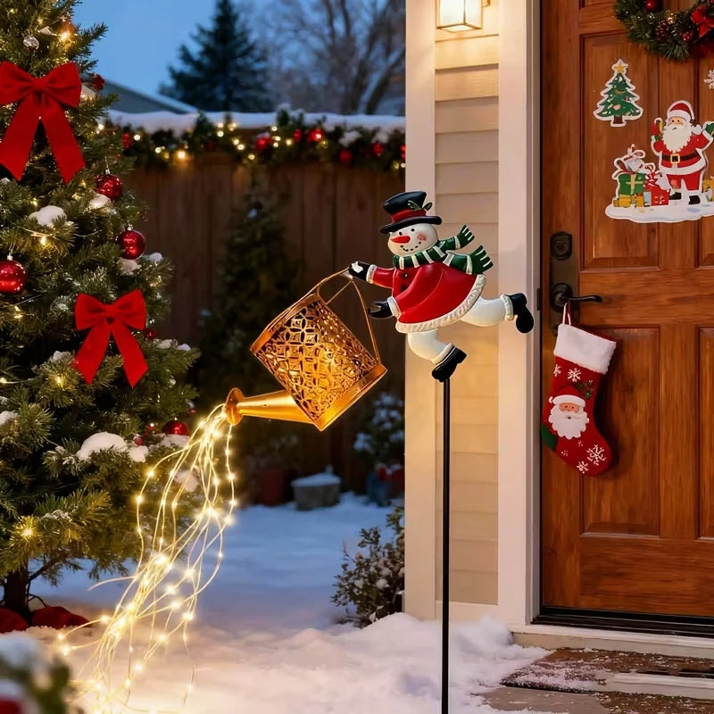 SantaGlow™ Solar Kettle Lights 🎅✨ – Magical Outdoor & Indoor Christmas Décor