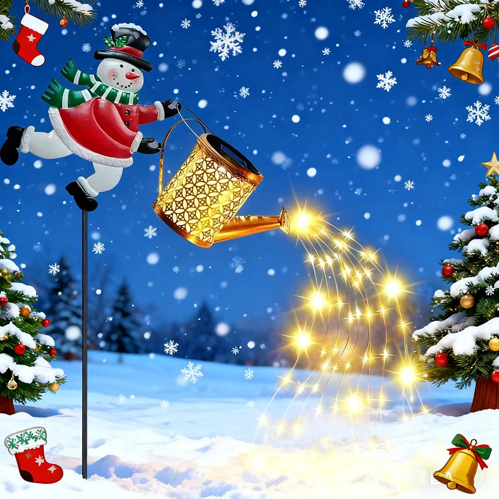 SantaGlow™ Solar Kettle Lights 🎅✨ – Magical Outdoor & Indoor Christmas Décor