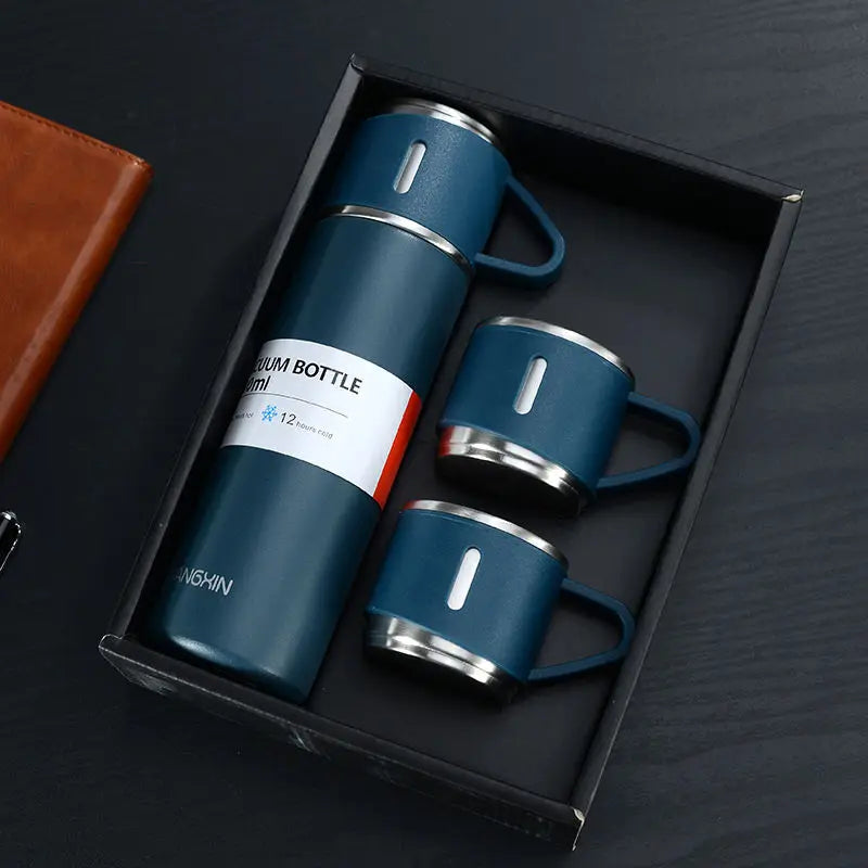 The Executive Thermos Gift Set | 500ml Vacuum Insulated Stainless Steel Bottle