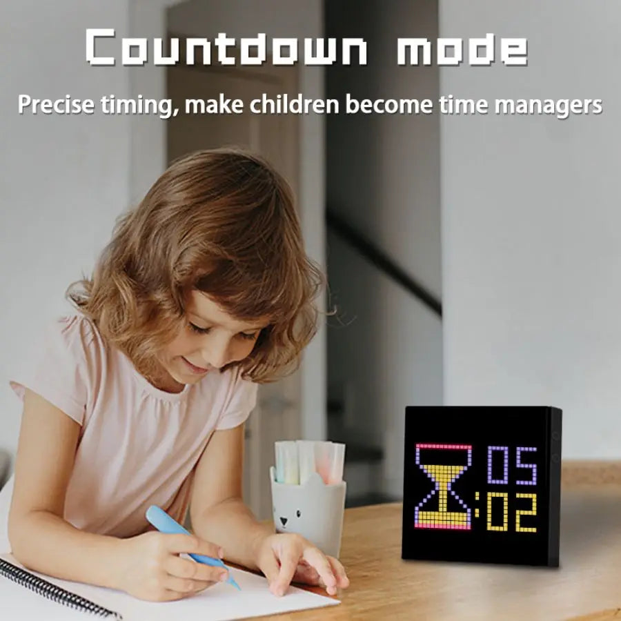 LED Pixel Matrix Bluetooth Smart Display (64×64 RGB) – App-Controlled Pixel Art Frame, Gaming & Anime Room Décor