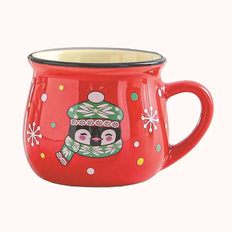 Mini Holiday Character Mug | 150ml Ceramic Espresso & Dessert Cup