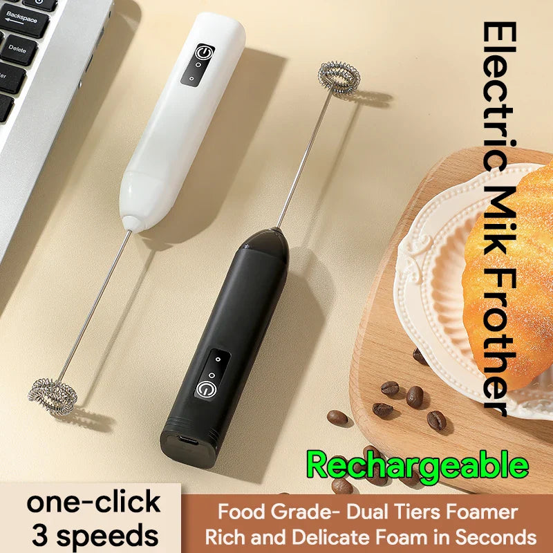 USB-C Rechargeable Milk Frother