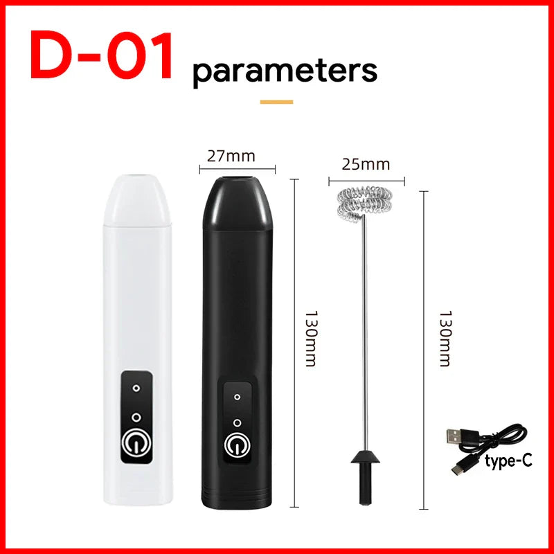 USB-C Rechargeable Milk Frother