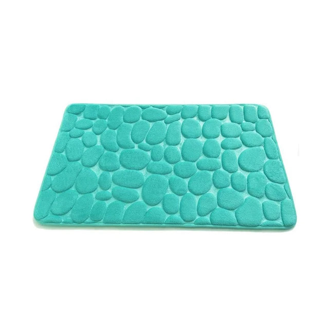 Pebble Texture Non-Slip Bath Mat | Soft Spa-Style Bathroom Rug