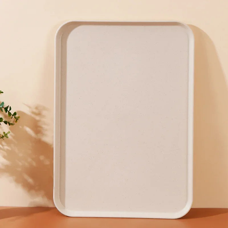 The Nordic Rectangular Serving Tray | Matte Black Organizer