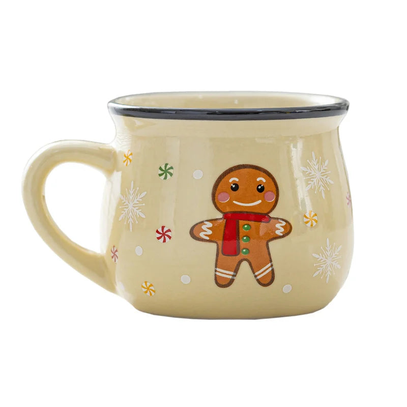 Mini Holiday Character Mug | 150ml Ceramic Espresso & Dessert Cup