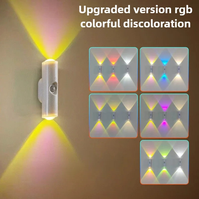 Rechargeable Motion Sensor Night Light | Magnetic RGB Wall Lamp