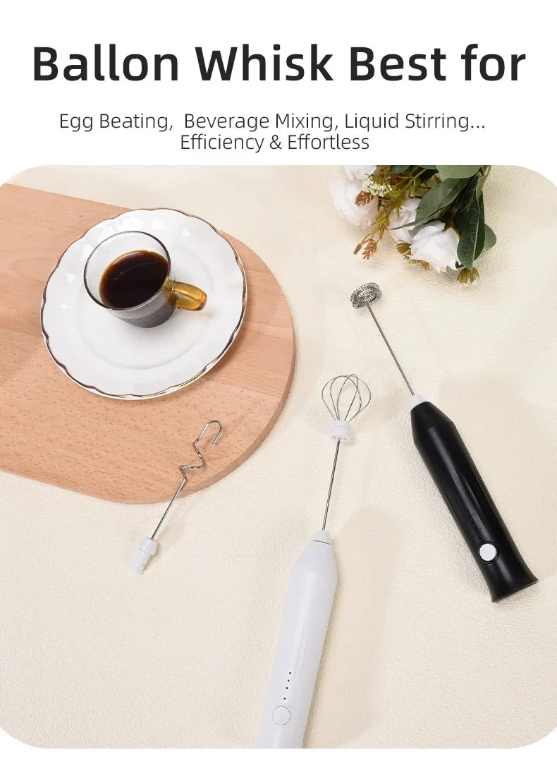 USB-C Rechargeable Milk Frother