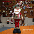 Holiday Plush Dolls – Santa, Snowman & Reindeer Soft Winter Décor for Home, Table & Mantel