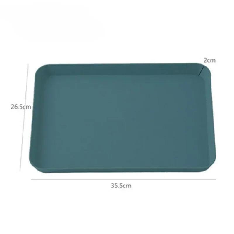 The Nordic Matte Serving Platter | Minimalist Storage & Serving Tray