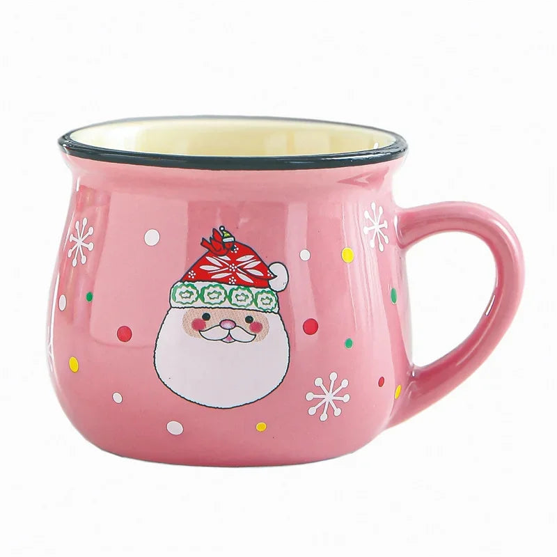 Mini Holiday Character Mug | 150ml Ceramic Espresso & Dessert Cup