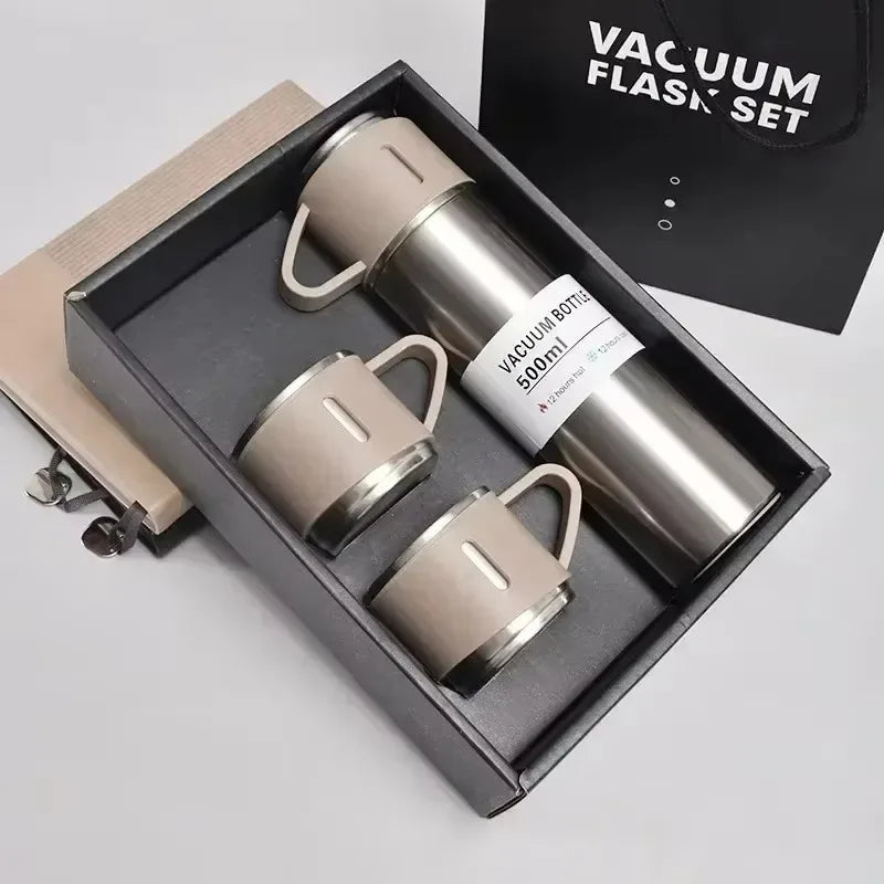 The Executive Thermos Gift Set | 500ml Vacuum Insulated Stainless Steel Bottle