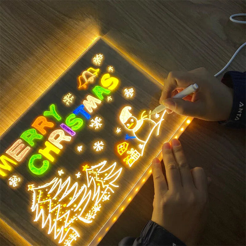 The Lumi-Note Acrylic Message Board | LED Memo Lamp