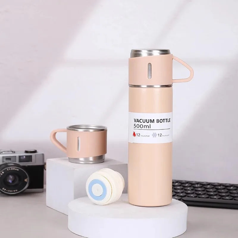 The Executive Thermos Gift Set | 500ml Vacuum Insulated Stainless Steel Bottle