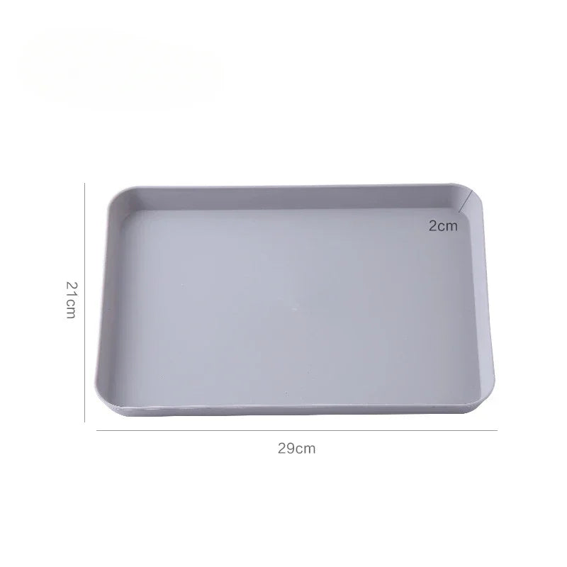 The Nordic Matte Serving Platter | Minimalist Storage & Serving Tray