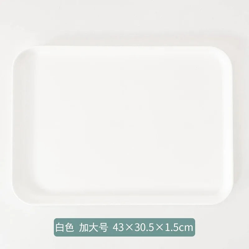 The Nordic Rectangular Serving Tray | Matte Black Organizer