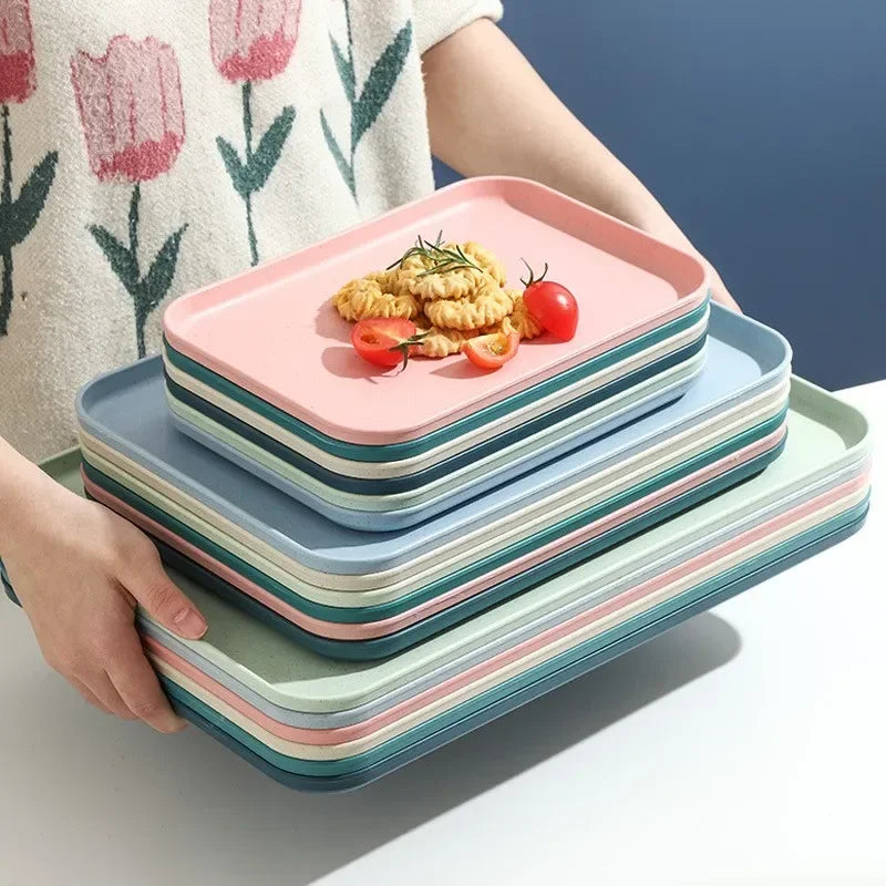 The Nordic Matte Serving Platter | Minimalist Storage & Serving Tray