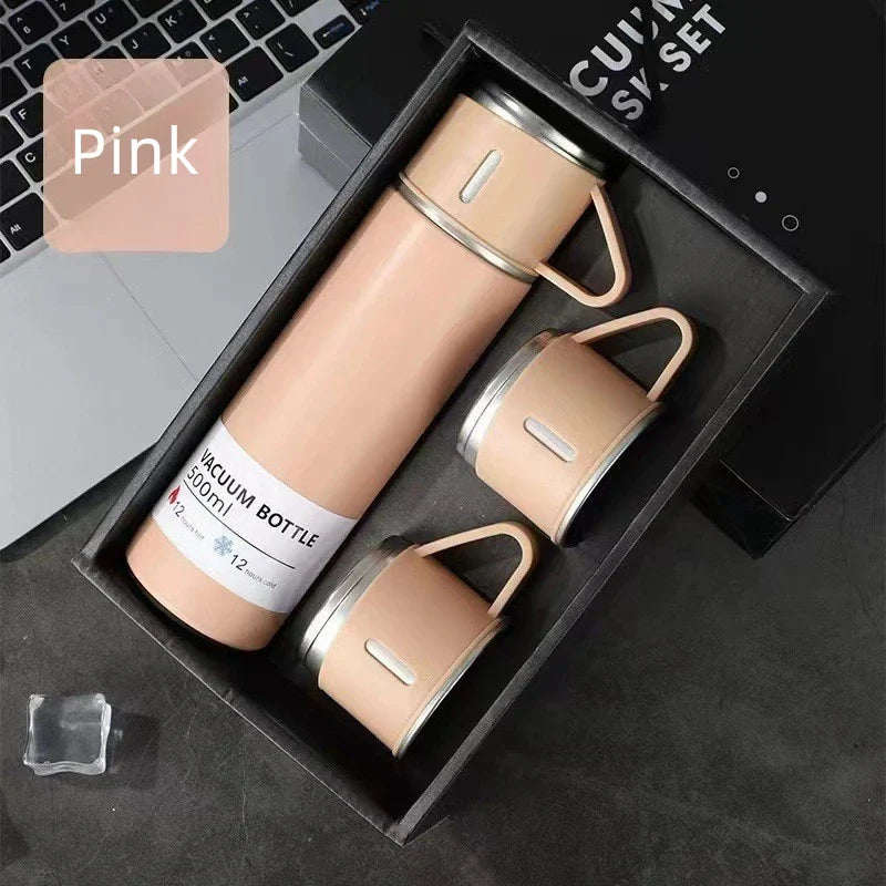 The Executive Thermos Gift Set | 500ml Vacuum Insulated Stainless Steel Bottle
