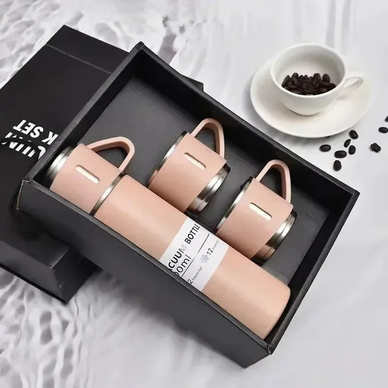 The Executive Thermos Gift Set | 500ml Vacuum Insulated Stainless Steel Bottle