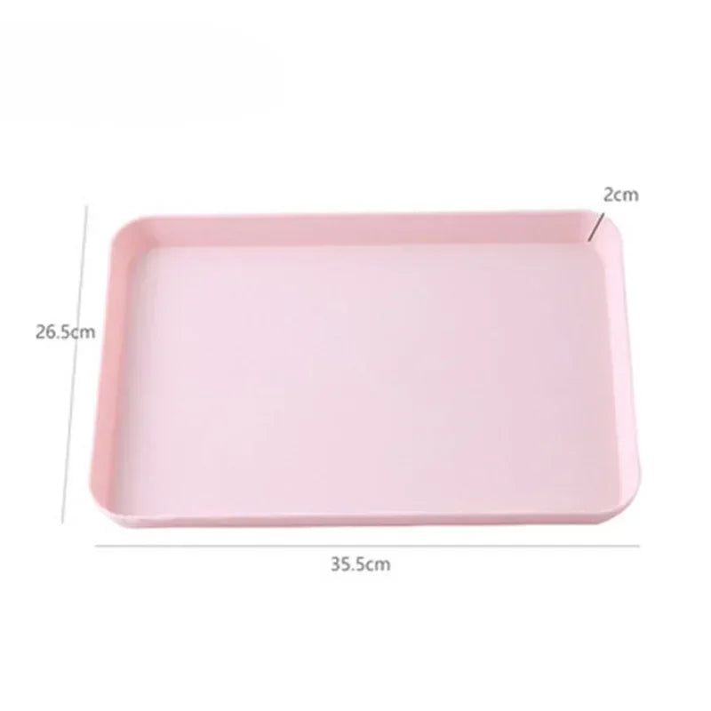 The Nordic Matte Serving Platter | Minimalist Storage & Serving Tray