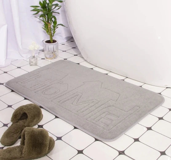 Pebble Texture Non-Slip Bath Mat | Soft Spa-Style Bathroom Rug