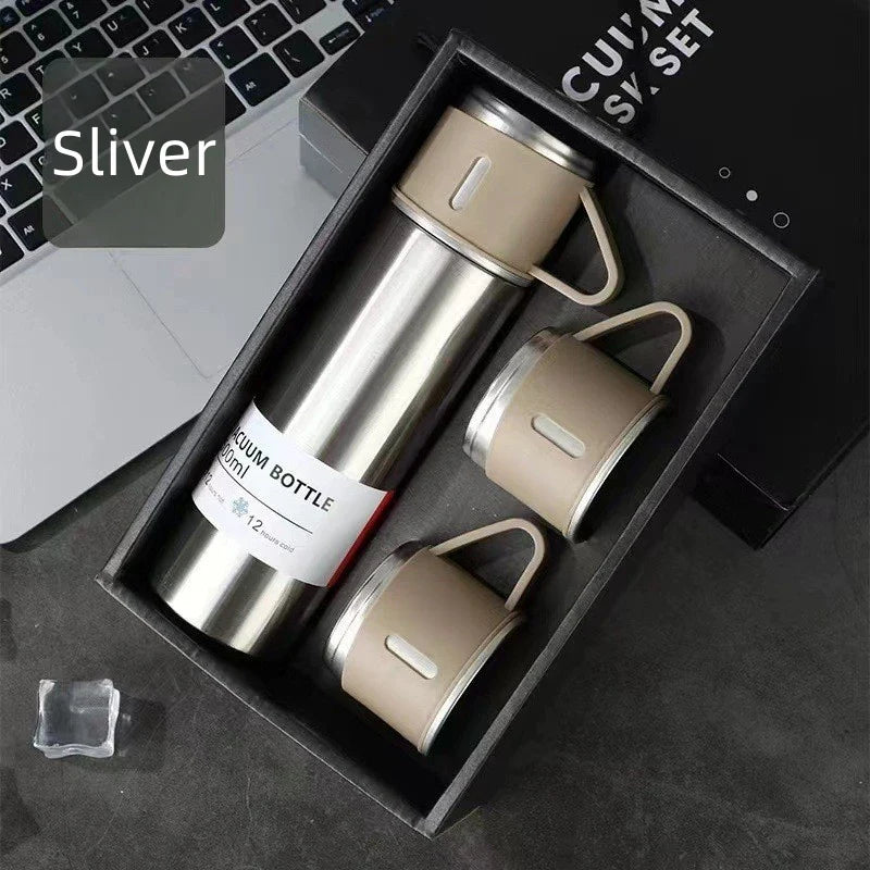 The Executive Thermos Gift Set | 500ml Vacuum Insulated Stainless Steel Bottle
