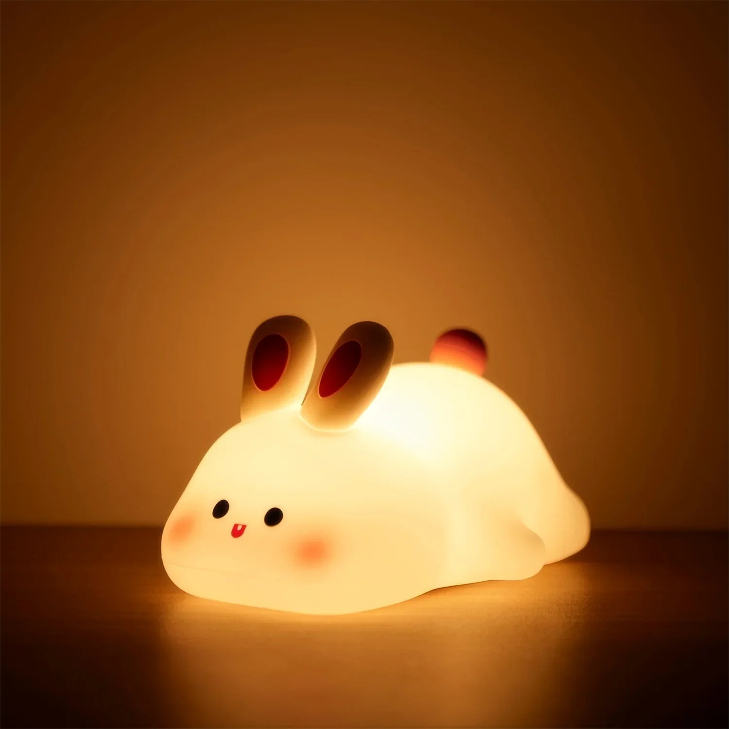 Duck LED Night Light | USB Rechargeable Silicone Lamp with Timer & Touch Sensor