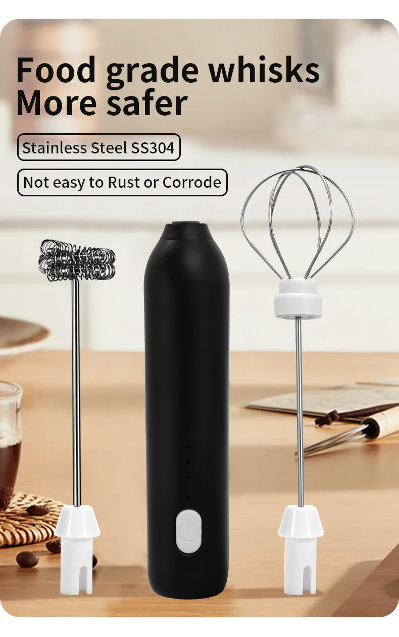 USB-C Rechargeable Milk Frother
