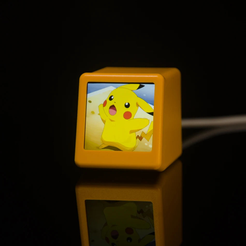 GeekMagic Ultra Smart WiFi Weather Forecast Station Bed Clock – Desktop Decoration with Photo Album & GIF Animation