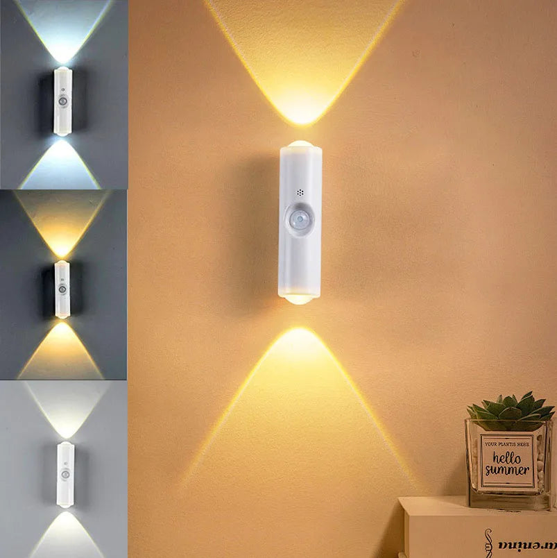 Rechargeable Motion Sensor Night Light | Magnetic RGB Wall Lamp