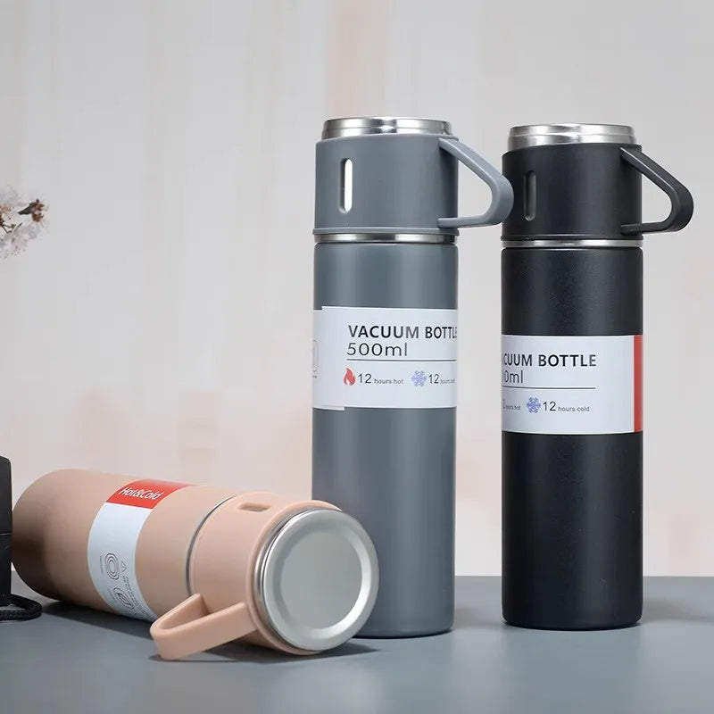 The Executive Thermos Gift Set | 500ml Vacuum Insulated Stainless Steel Bottle