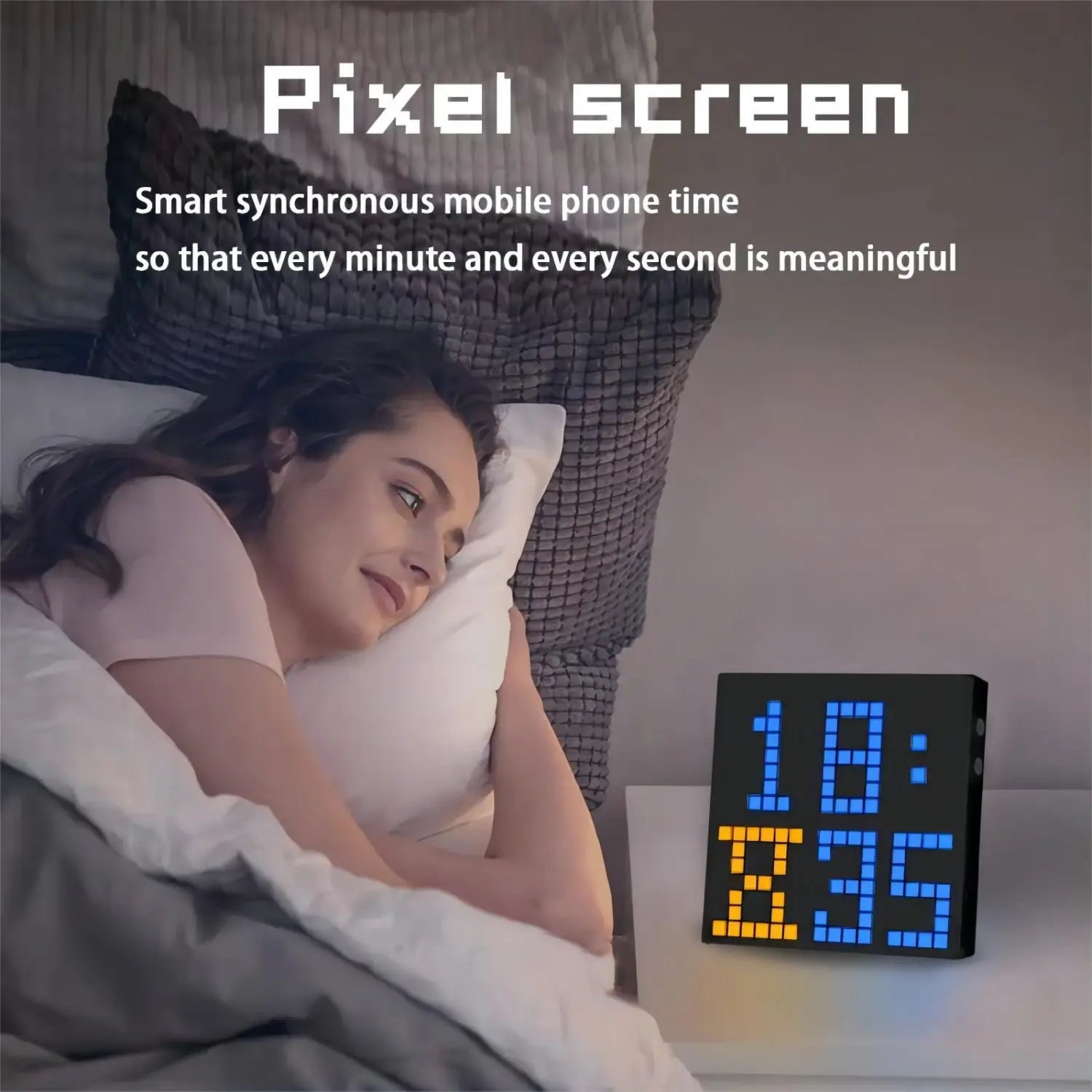LED Pixel Matrix Bluetooth Smart Display (64×64 RGB) – App-Controlled Pixel Art Frame, Gaming & Anime Room Décor