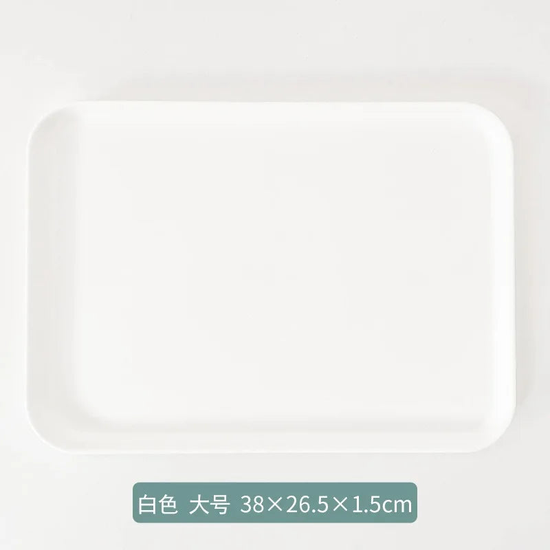 The Nordic Rectangular Serving Tray | Matte Black Organizer