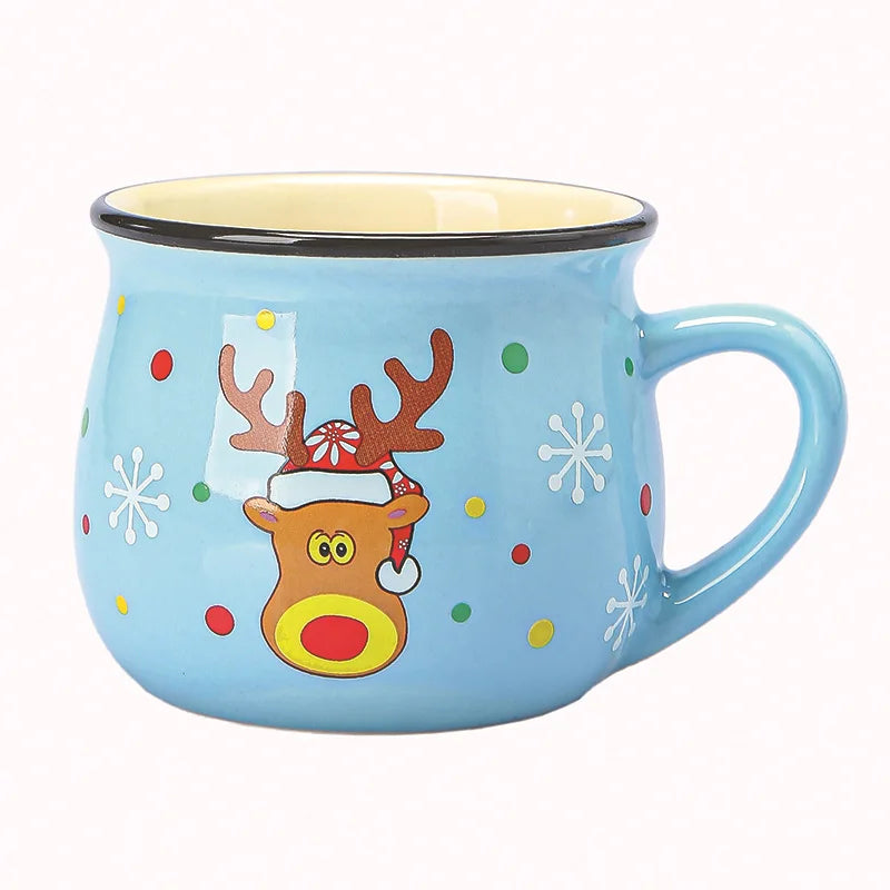 Mini Holiday Character Mug | 150ml Ceramic Espresso & Dessert Cup