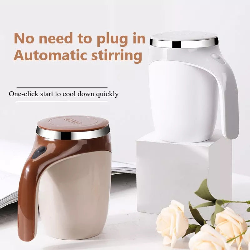 The Kinetic Auto-Stir Travel Cup | USB Rechargeable Portable Mixer