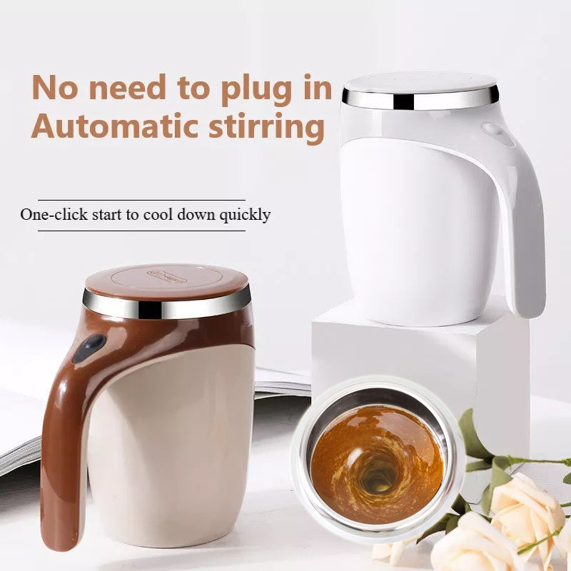 The Kinetic Auto-Stir Travel Cup | USB Rechargeable Portable Mixer